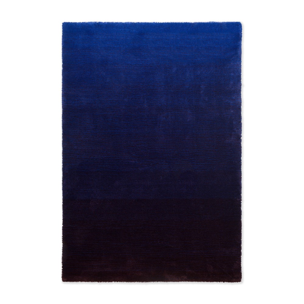 Shade Low Rugs 010118 by Brink and Campman in Electric Blue Aubergine